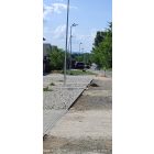 6 m horganyzott acél lámpaoszlop alapvasalattal + Optonica 45W 6000lm napelemes utcai LED lámpa IP65 távirányítóval – 