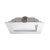 Strühm Milton 6 W-os süllyesztett meleg fehér, ezüst színű négyzet alakú LED panel