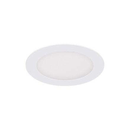 Strühm Slim 9 W-os süllyesztett meleg fehér, fehér színű kör alakú LED panel