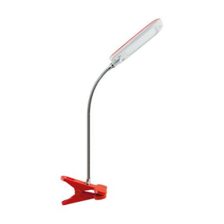 Strühm Dori LED asztali lámpa piros csíptetős