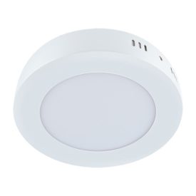   Strühm Martin 6 W-os falon kívüli natúr fehér, fehér színű kör alakú LED-es mennyezetlámpa