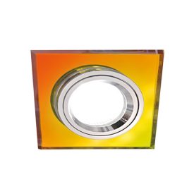   Strühm Stan négyzet alakú spot keret kaméleon/króm, GU10-es foglalattal