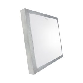   Strühm Alex 12 W-os 250x250 mm négyzet alakú natúr fehér mennyezeti lámpa IP44-es védettségű