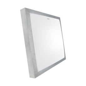   Strühm Alex 24 W-os 350x350 mm négyzet alakú natúr fehér mennyezeti lámpa IP44-es védettségű
