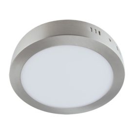   Strühm Martin 24 W-os falon kívüli natúr fehér, matt króm színű kör alakú LED-es mennyezetlámpa