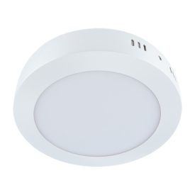   Strühm Martin 12 W-os falon kívüli natúr fehér, matt króm színű kör alakú LED-es mennyezetlámpa