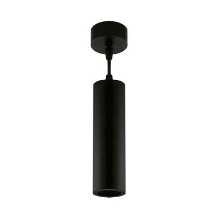 Strühm Wespa henger alakú GU10 foglalatú fekete színű ø60 mm függesztett lámpa