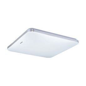   Strühm Adis 28 W-os 330x330 mm négyzet alakú natúr fehér mennyezeti lámpa IP44-es védettségű