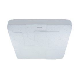  Strühm Tetris 36 W-os 430x430 mm négyzet alakú natúr fehér mennyezeti lámpa IP44-es védettségű