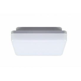   Strühm Major 18 W-os 220x220 mm négyzet alakú natúr fehér mennyezeti lámpa IP55-ös védettségű