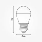 Optonica  LED izzó E27 G46 10W 1000lm 4500K nappali fehér 11302