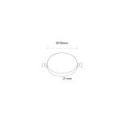 LED Slim Mini Panel KEREK 36W 3CCT RA>80 Cikkszám: 12604
