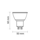 Optonica GU10 COB LED spot 6W 480lm 4500K nappali fehér 50° 1270