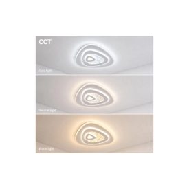   Optonica LED Mennyezeti Lámpa 88W Fehér Test CCT + Távirányító Cikkszám: 12832
