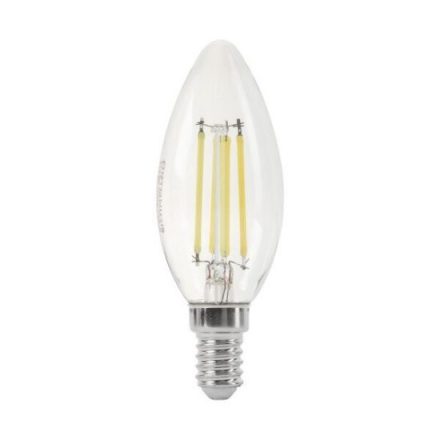 Optonica LED filament E14 6W gyertya üveg  hideg fehér  1410
