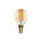 Optonica dimmelhető E14 G45 LED izzó 4W 350lm 2700K meleg fehér 300° arany üveg 1418
