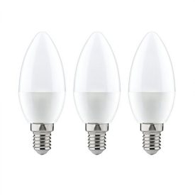   Optonica E14 C37 LED izzó 6W 480lm 6000K hideg fehér 180° 3db/csomag 1419