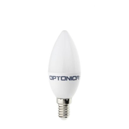 Optonica E14 C37 LED izzó 8W 710lm 2700K meleg fehér 180° 1430