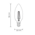 Optonica dimmelhető E14 C35 LED izzó 4W 400lm 4000K nappali fehér 300° 1469