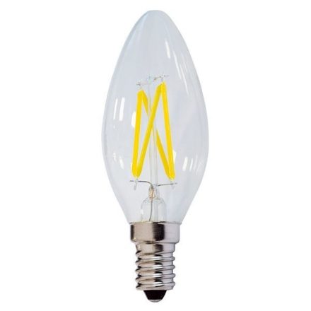 Optonica filament E14 C35 LED izzó 4W 400lm 6000K hideg fehér 300° 1470