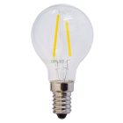 Optonica filament E14 G45 LED izzó 2W 200lm 6000K hideg fehér 300° 1474