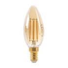 Optonica filament E14 C35 LED izzó 4W 400lm 2500K meleg fehér 300° 1490
