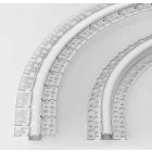 Hajlítható profil LED szalaghoz Fehér test/fehér burkolat