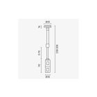 Optonica 2 szintes függesztőrúd 10–20 cm - M05-S Cikkszám: 15344