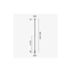 Optonica 2 szintes függesztőrúd 50–100 cm - M05-S Cikkszám: 15346