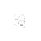 Optonica Lencsés mágneses LED downlight 48V 10W 4000K - M05 Cikkszám: 15373