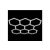 Optonica Hexagon SET lámpák 8HEX 280W kiegészítőkkel 16803