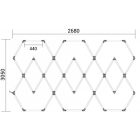Optonica Hexagon SET lámpák 11 alakzatú 428W kiegészítőkkel Cikkszám: 16826
