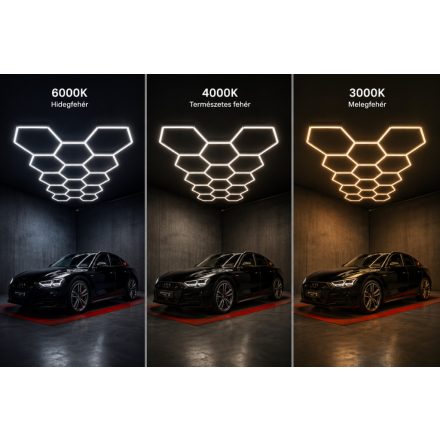 Optonica Hexagon SET lámpák 14 HEXS 456W tartozékokkal 3CCT Cikkszám: 16836