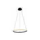 Optonica modern LED függőlámpa CCT 30W fekete szabályozható + távirányító 19002