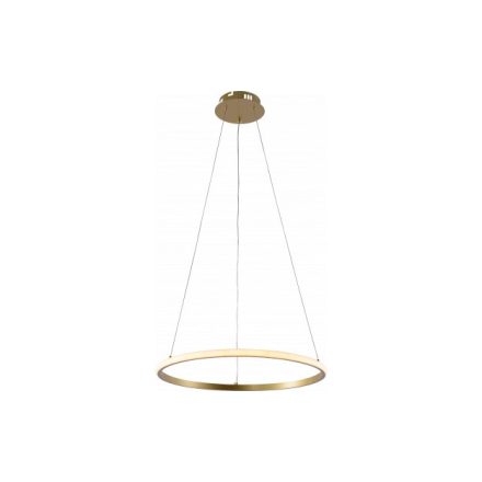 Optonica modern LED függőlámpa CCT 30W szálcsiszolt arany szabályozható + távirányító  19003