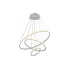 Optonica modern LED függőlámpa CCT 78W fehér szabályozható + távirányító 19004