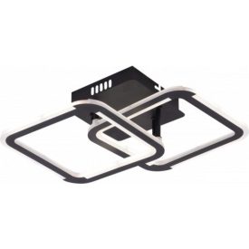   Optonica LED mennyezeti lámpa CCT 30W fekete szabályozható + távirányító