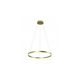   Optonica modern LED függőlámpa 22W Ø60cm szatén arany meleg fehér 19033