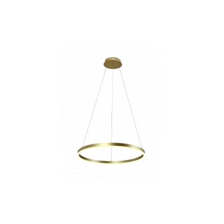 Optonica modern LED függőlámpa 22W Ø60cm szatén arany meleg fehér 19033