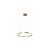 Optonica modern LED függőlámpa 22W Ø60cm szatén arany meleg fehér 19033