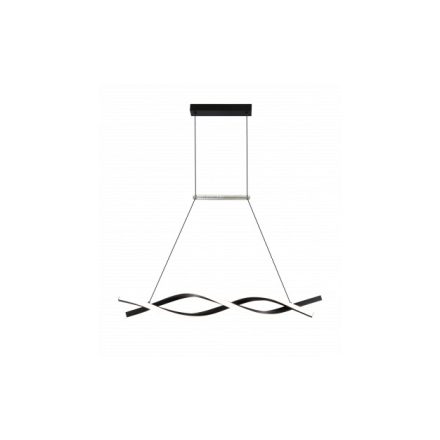 Optonica LED függőlámpa 28W homokfekete  fekete meleg fehér 19038