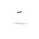 Optonica LED medállámpa 13W homokfekete 22W 105 x15cm fekete meleg fehér 19047
