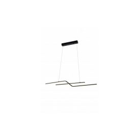  Optonica LED medállámpa 13W homokfekete 22W 105 x15cm fekete meleg fehér 19047