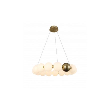 Optonica LED függőlámpa 27W réz+fehér meleg fehér 19066