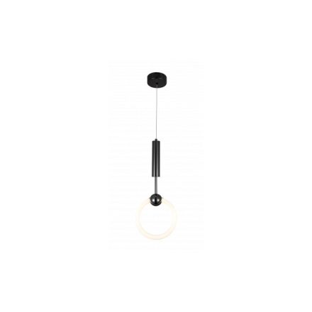 Optonica modern LED függőlámpa  10W fekete 3000K 19068