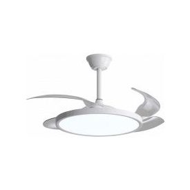   Optonica ventilátoros mennyezeti LED lámpa távirányítóval feher 36W CCT 19104