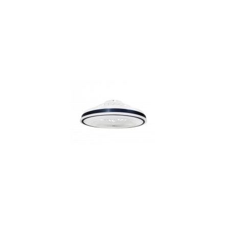 Optonica ventilátoros mennyezeti LED lámpa távirányítóval feher/fekete 36W CCT 19107