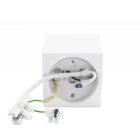 Optonica felületre szerelhető GU10-es kocka alakú fehér lámpatest max: 35W 7cm 2072