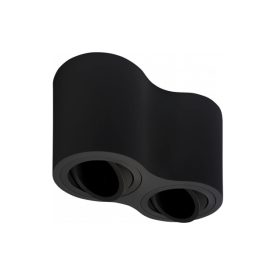   Optonica GU10-es billenthető mennyezeti fekete spotlámpa max: 35W 45º 2081