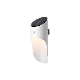   Optonica napelemes fehér fali LED lámpa 1W 60lm 4500K nappali fehér IP44 2086